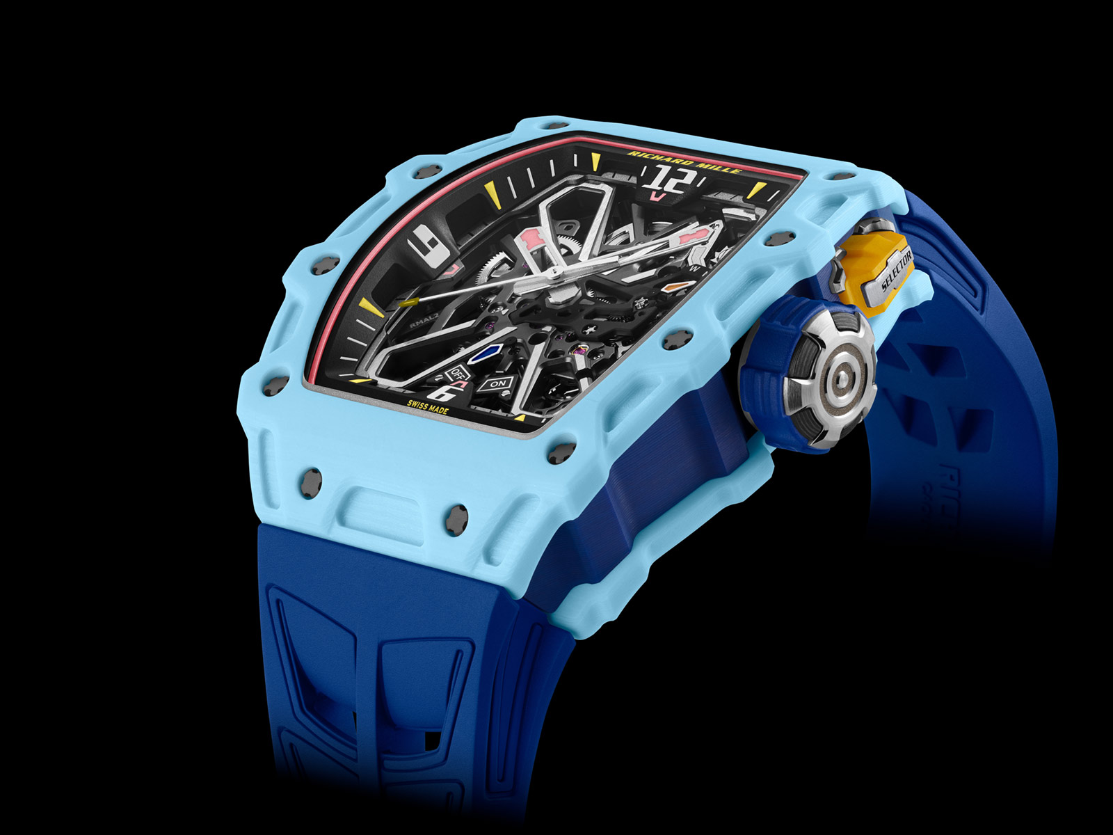 Richard Mille RM 35 03 in pastel blue Quartz TPT 003