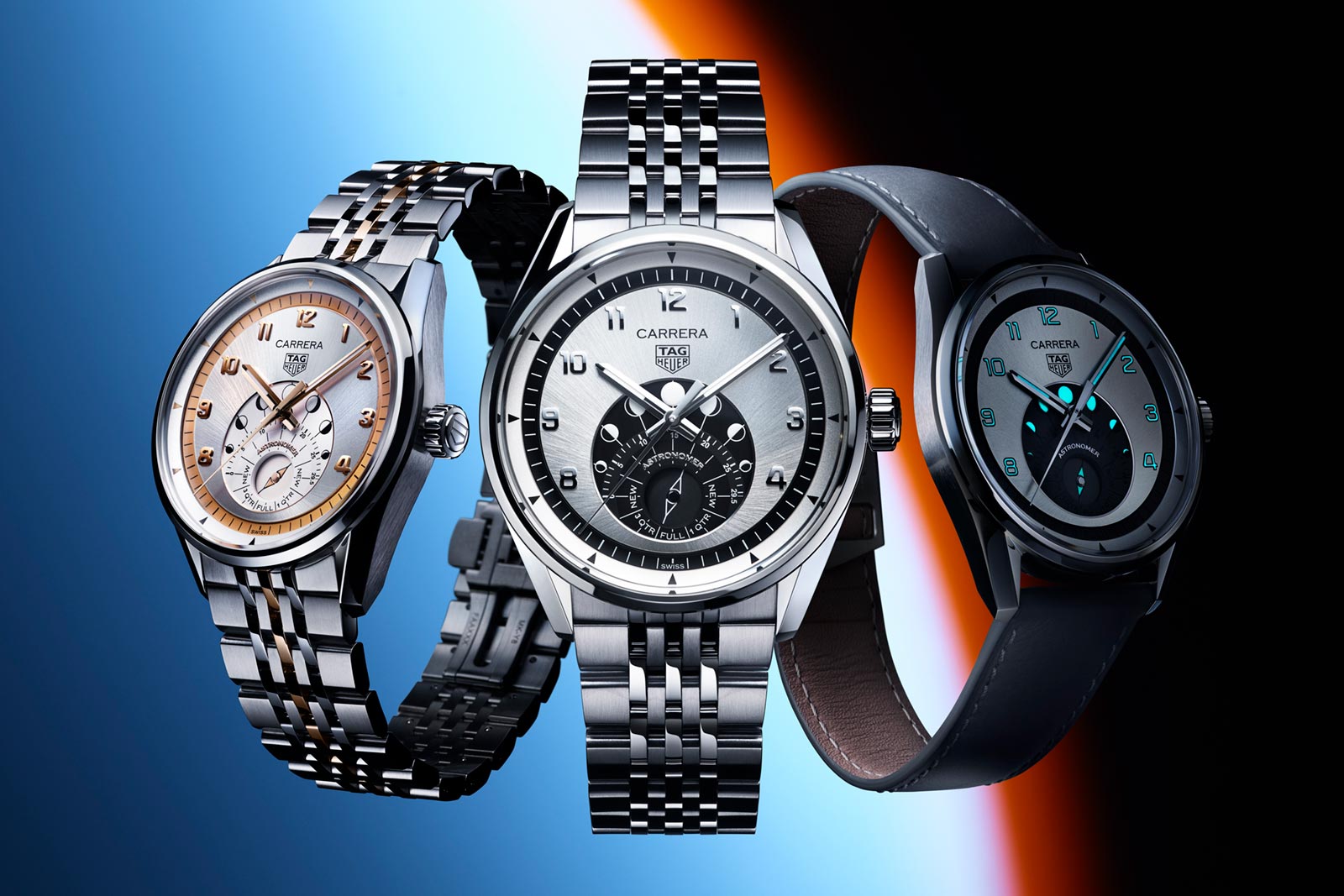 TAG Heuer giới thiệu Carrera Astronomer với màn hình hiển thị chu kỳ mặt trăng được thiết kế lại