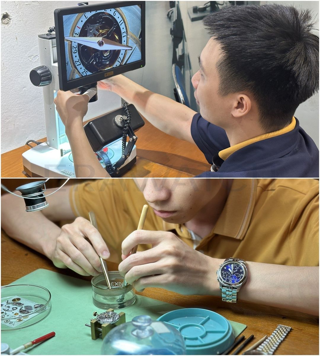 Tiệm sửa đồng hồ gần đây: Bí quyết chọn đúng nơi “cứu hộ” cho cỗ máy thời gian 2 Thợ sửa chữa đồng hồ Erawatch