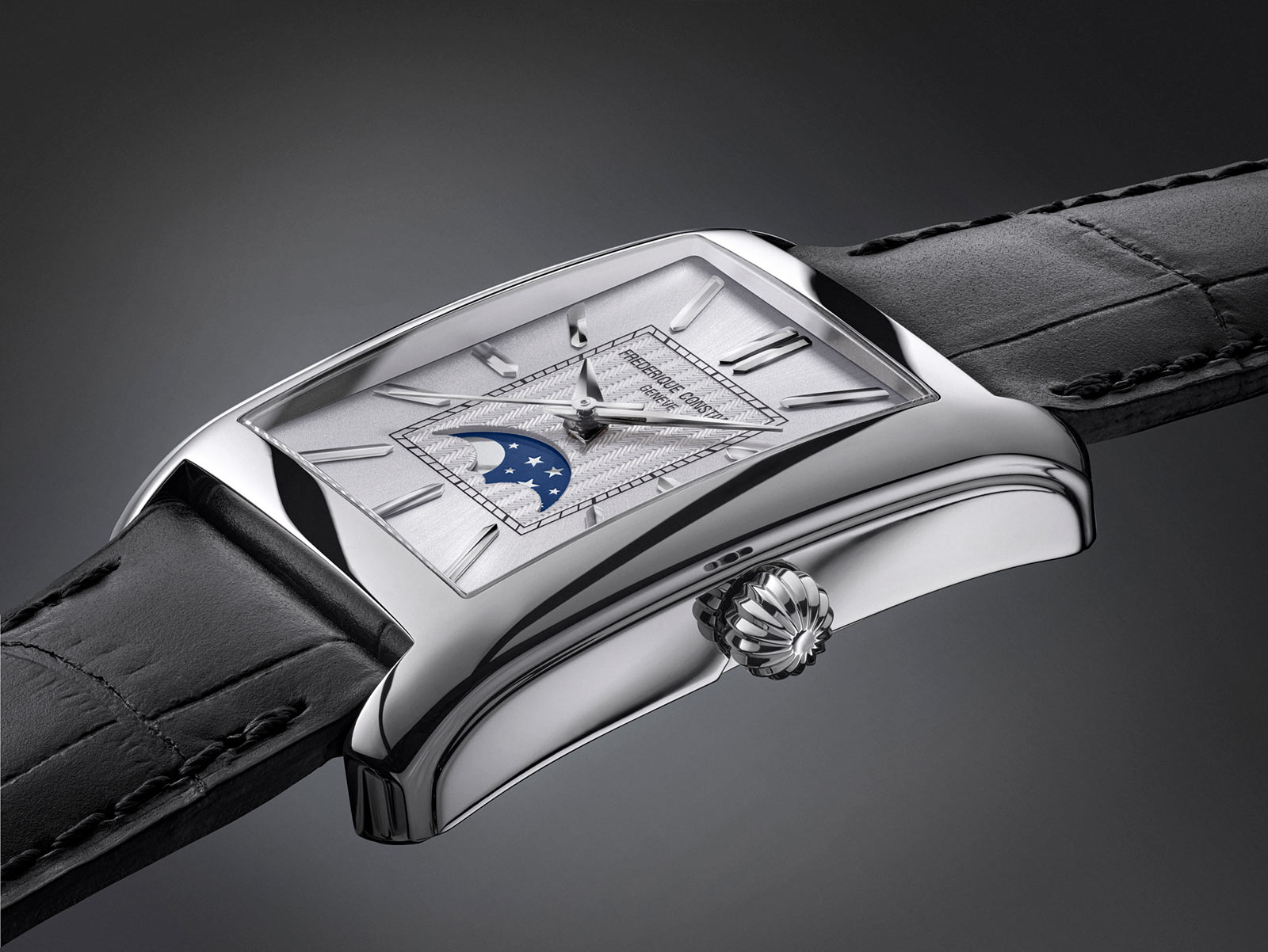 Frédérique Constant bổ sung Moonphase vào bộ sưu tập Classics Carrée của mình