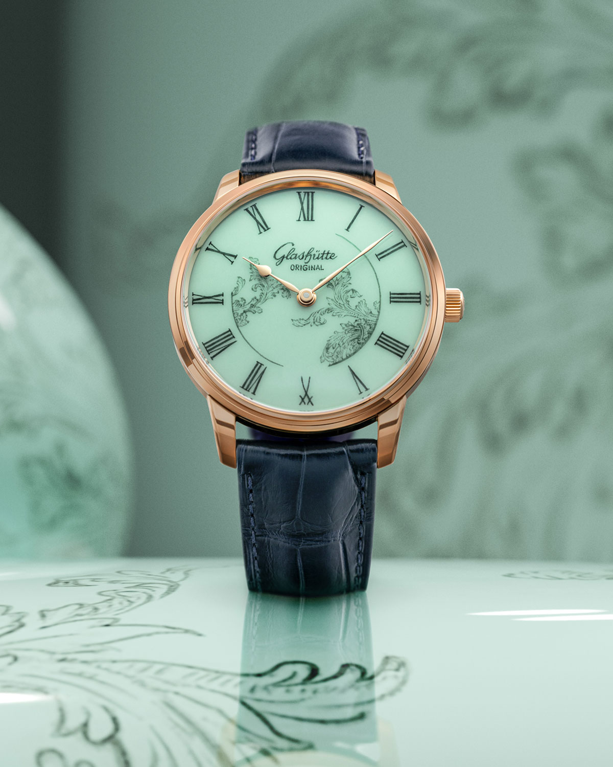 Glashütte Original Senator Meissen: ba phiên bản giới hạn mặt số bằng sứ được chế tác bằng Meissen 2 Glashütte Original Senator Meissen: ba phiên bản giới hạn mặt số bằng sứ được chế tác bằng Meissen