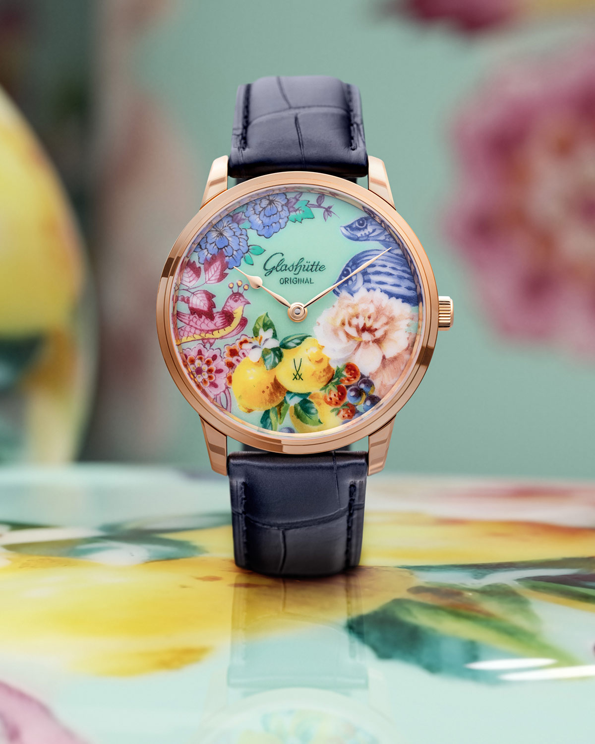 Glashütte Original Senator Meissen: ba phiên bản giới hạn mặt số bằng sứ được chế tác bằng Meissen 3 Glashütte Original Senator Meissen: ba phiên bản giới hạn mặt số bằng sứ được chế tác bằng Meissen