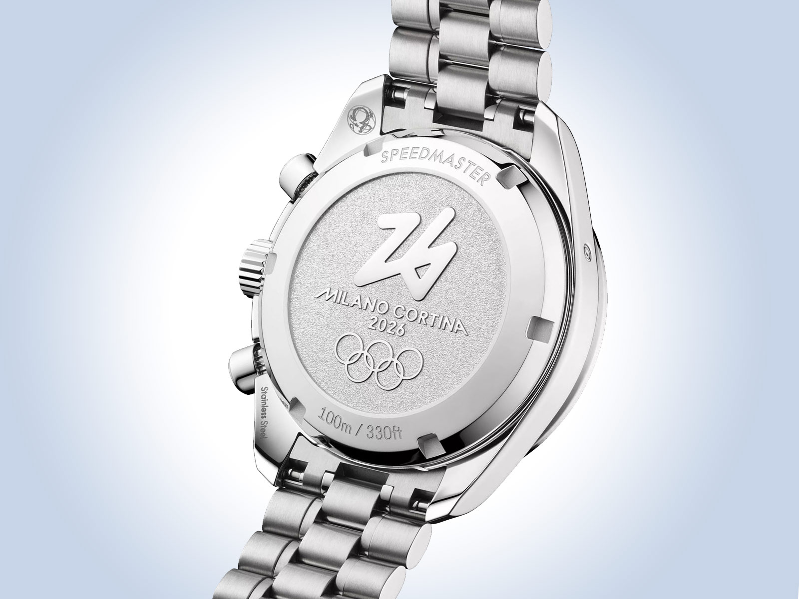 Omega Speedmaster Milano Cortina 2026 đánh dấu 100 ngày tới Thế vận hội mùa đông 2 Omega Speedmaster Milano Cortina 2026 đánh dấu 100 ngày tới Thế vận hội mùa đông