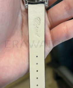 Dây đồng hồ Chopard nữ da cá sấu màu đen