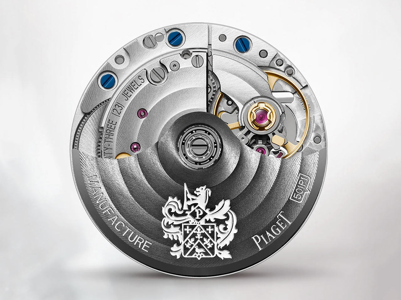 Piaget giới thiệu đồng hồ Andy Warhol "Collage" 8 Bộ máy Piaget 501P1 Manufacture