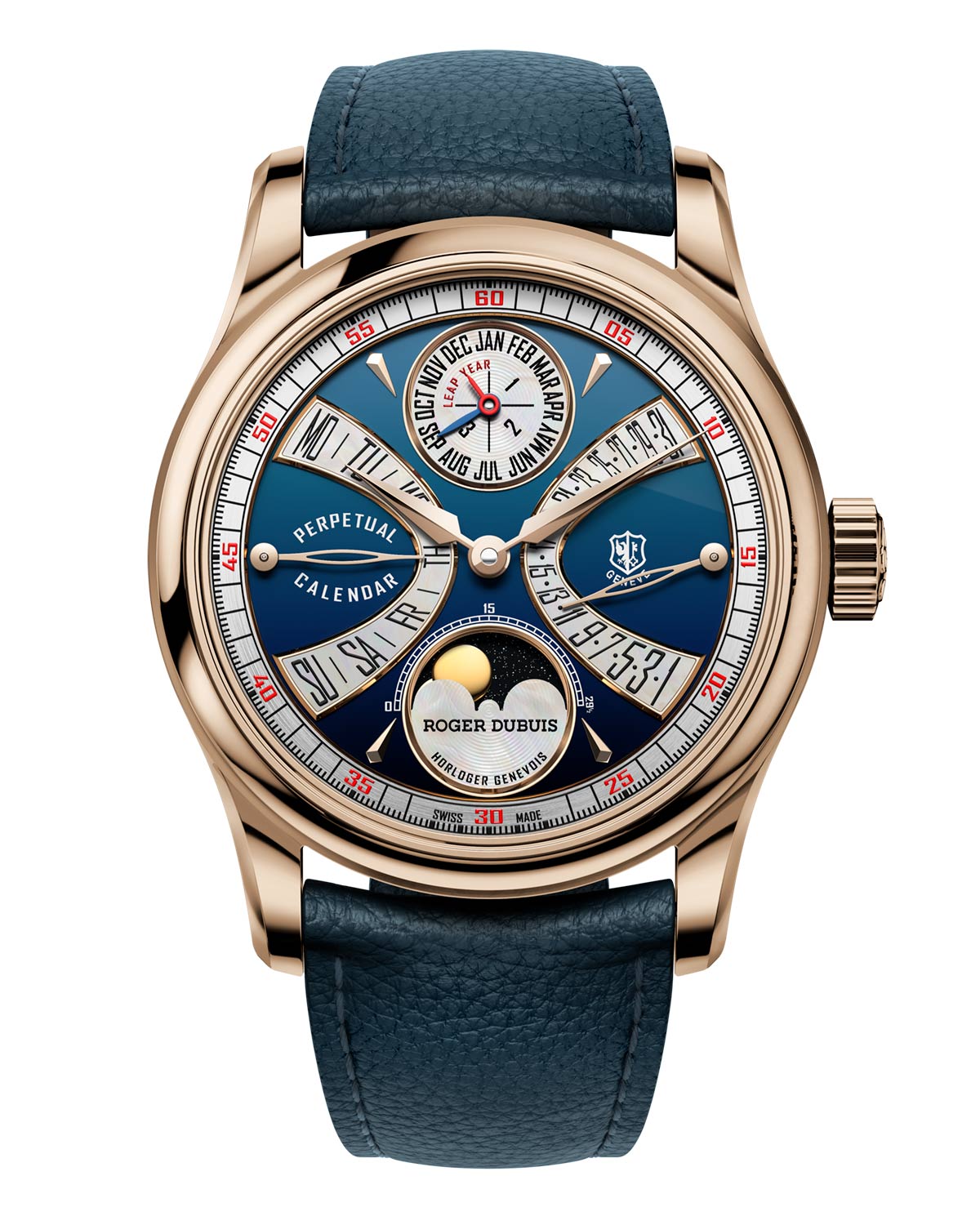 Roger Dubuis Hommage La Placide Phiên bản giới hạn: lịch vạn niên với màn hình hiển thị biretrograde 3 Roger Dubuis Hommage La Placide Phiên bản giới hạn: lịch vạn niên với màn hình hiển thị biretrograde