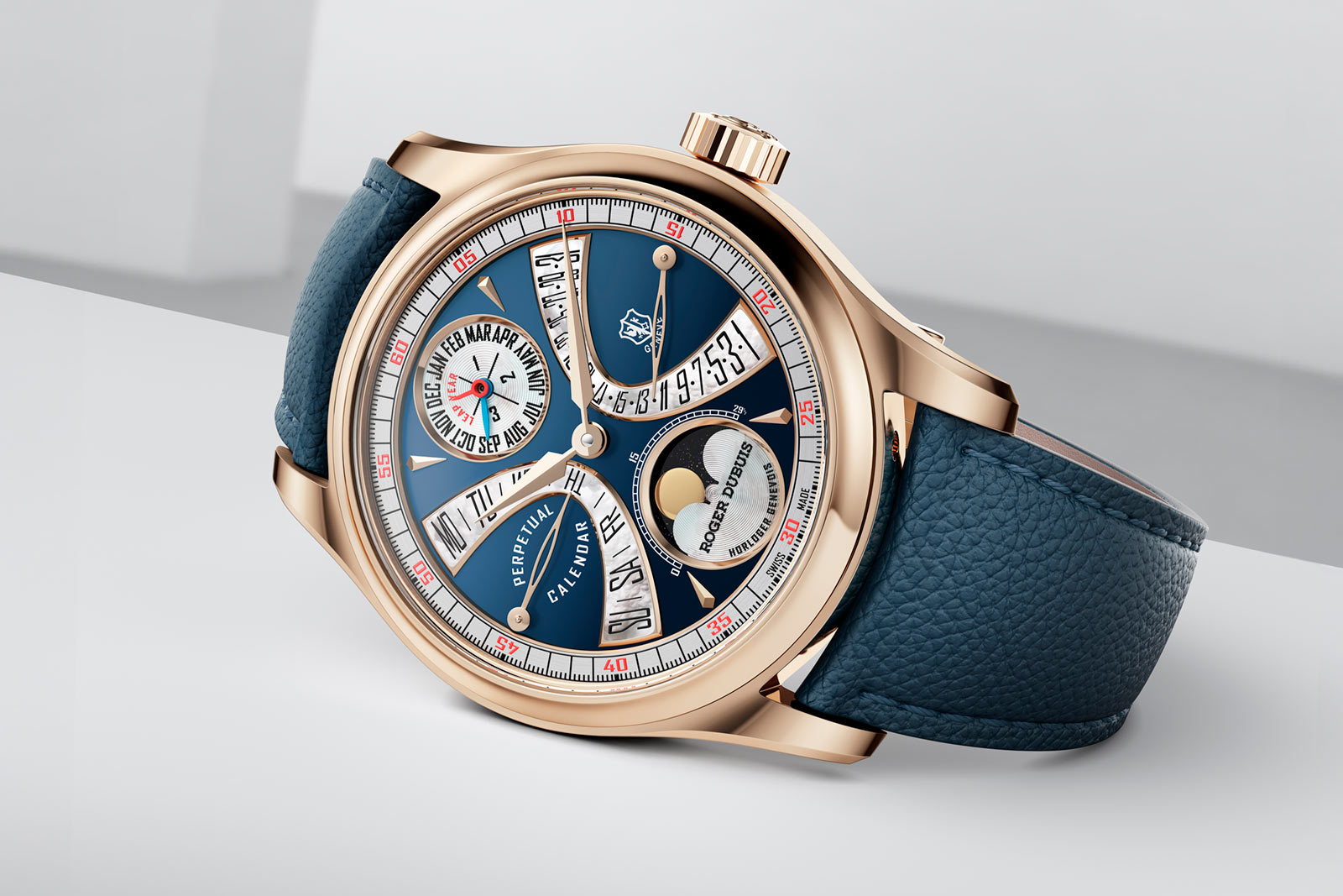 Roger Dubuis Hommage La Placide Phiên bản giới hạn: lịch vạn niên với màn hình hiển thị biretrograde 2 Roger Dubuis Hommage La Placide Phiên bản giới hạn: lịch vạn niên với màn hình hiển thị biretrograde