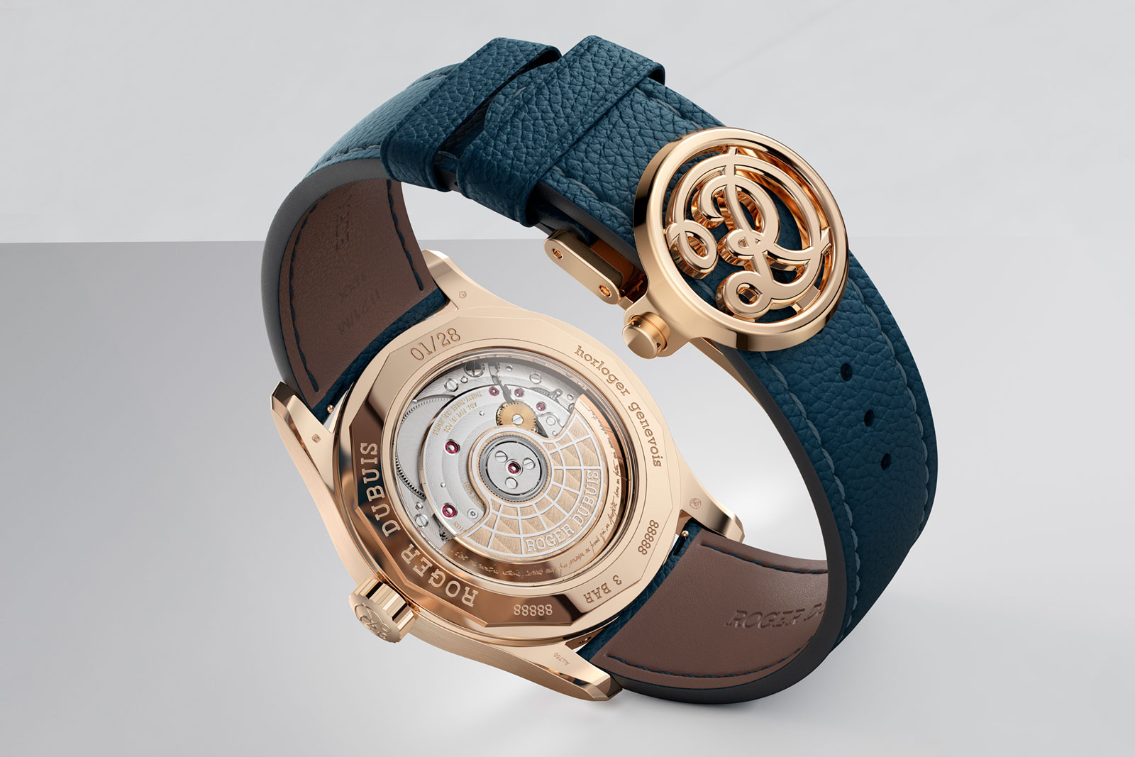 Roger Dubuis Hommage La Placide Phiên bản giới hạn: lịch vạn niên với màn hình hiển thị biretrograde 6 Roger Dubuis Hommage La Placide Phiên bản giới hạn: lịch vạn niên với màn hình hiển thị biretrograde