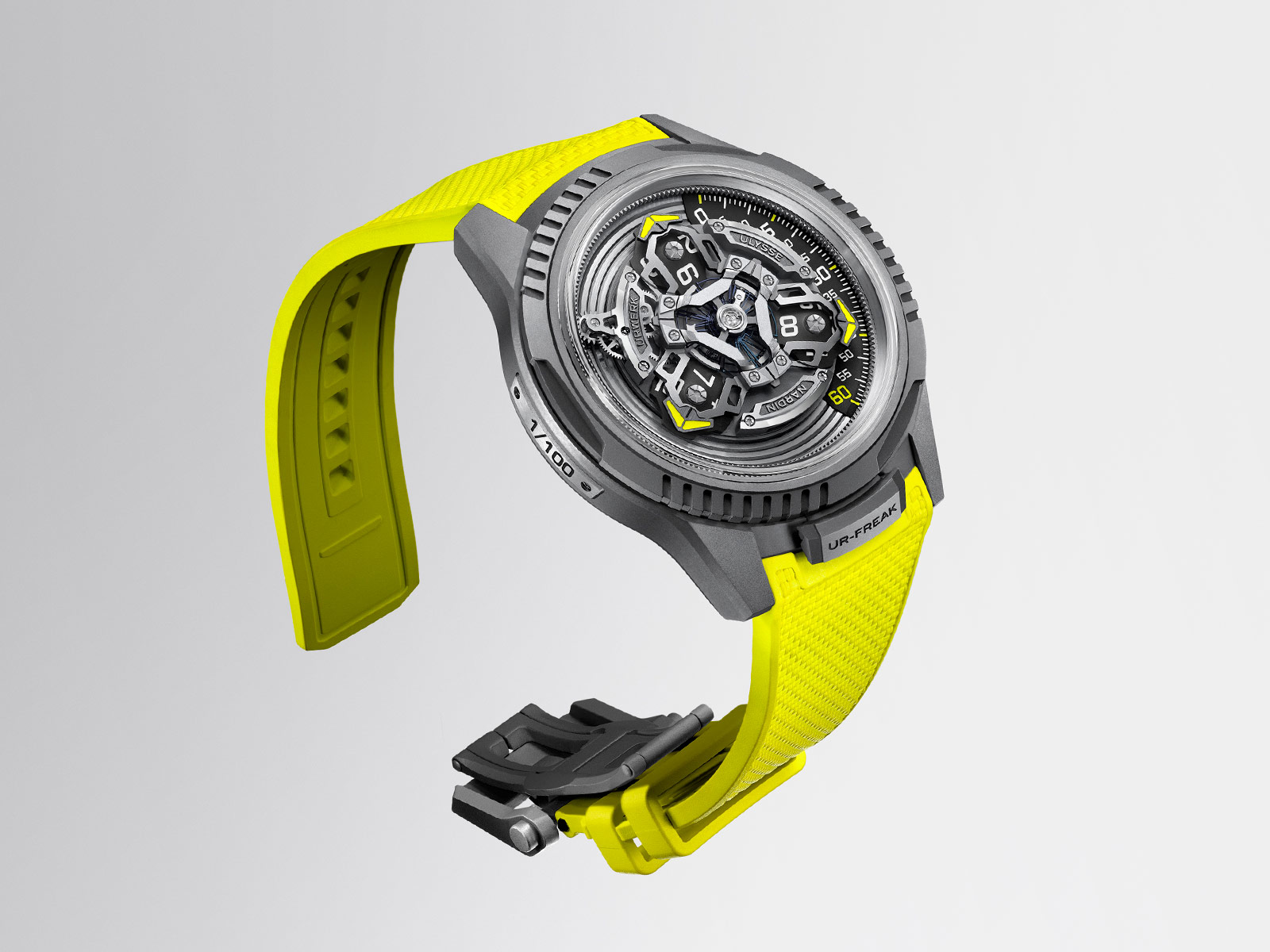 Urwerk x Ulysse Nardin UR-FREAK: sự hợp tác mới mẻ dựa trên khái niệm Freak 3 Urwerk x Ulysse Nardin UR-FREAK: sự hợp tác mới mẻ dựa trên khái niệm Freak