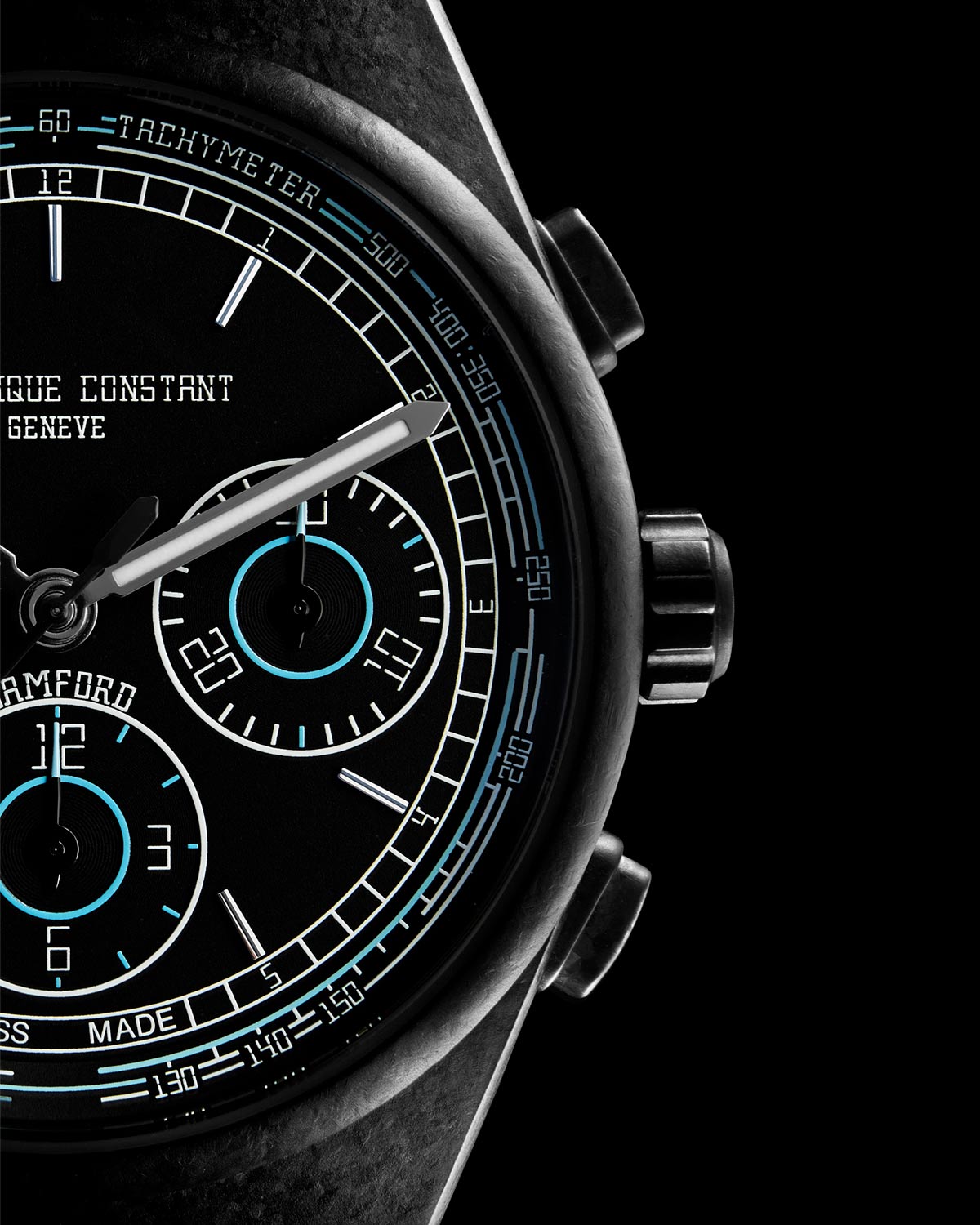 Sự hợp tác giữa Frederique Constant và Bamford Watch Department: Highlife Chronograph Automatic 3 Đồng hồ Frederique Constant x Bamford Highlife Chronograph Automatic (mã số FC-391BBL4NH1C)