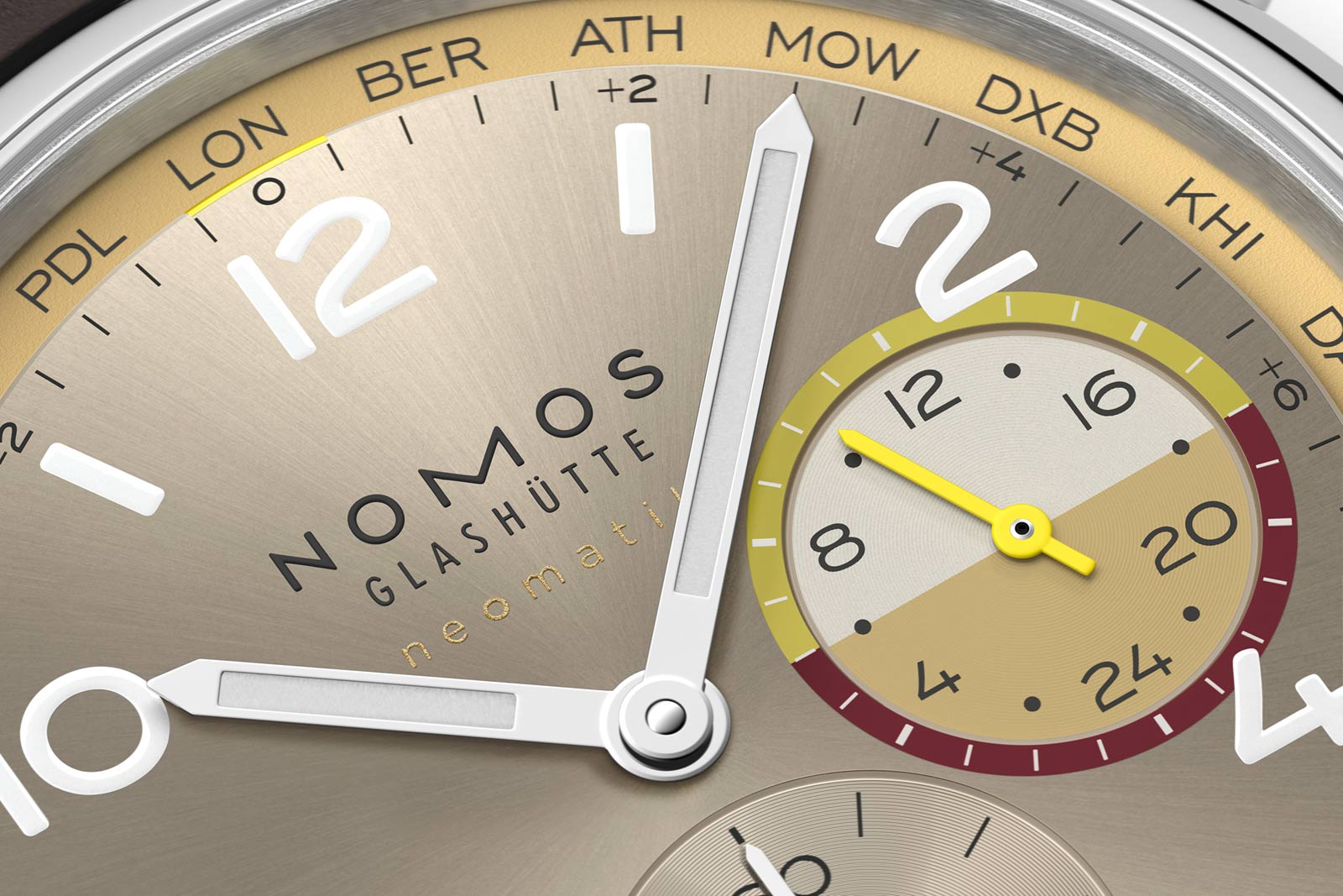 Du hành khắp thế giới cùng Nomos Glashütte: Ra mắt 2 phiên bản giới hạn Club Sport neomatik Worldtimer. 6 Du hành khắp thế giới cùng Nomos Glashütte: Ra mắt 2 phiên bản giới hạn Club Sport neomatik Worldtimer.