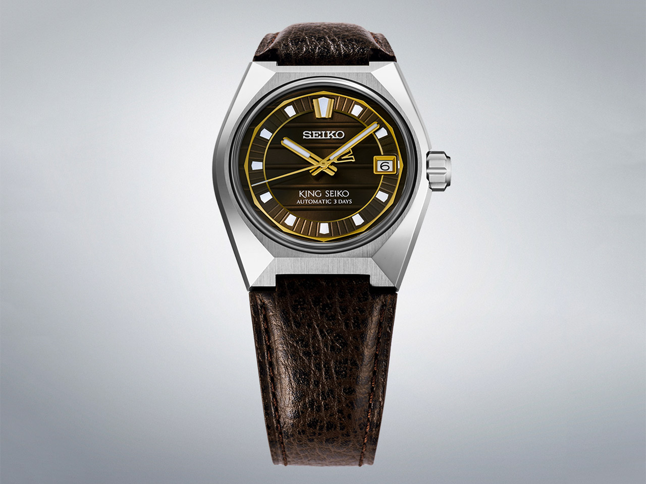 Seiko lần đầu tiên ra mắt mẫu King Seiko VANAC với dây da: một biểu tượng thập niên 70 được tái hiện.