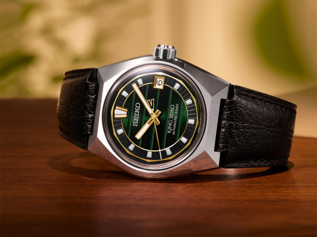 Seiko lần đầu tiên ra mắt mẫu King Seiko VANAC với dây da: một biểu tượng thập niên 70 được tái hiện.