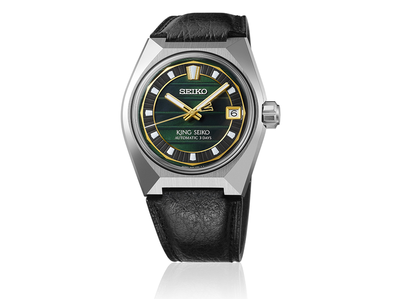 Seiko lần đầu tiên ra mắt mẫu King Seiko VANAC với dây da: một biểu tượng thập niên 70 được tái hiện.