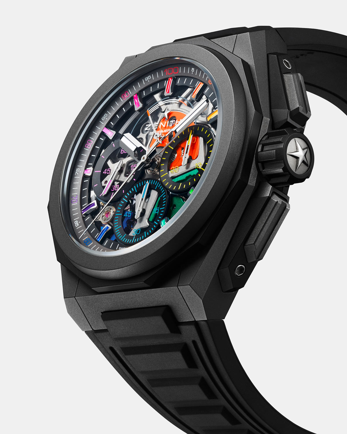 Zenith ra mắt Defy Extreme Chroma: mẫu đồng hồ bấm giờ cầu vồng đo chính xác tới 1/100 giây