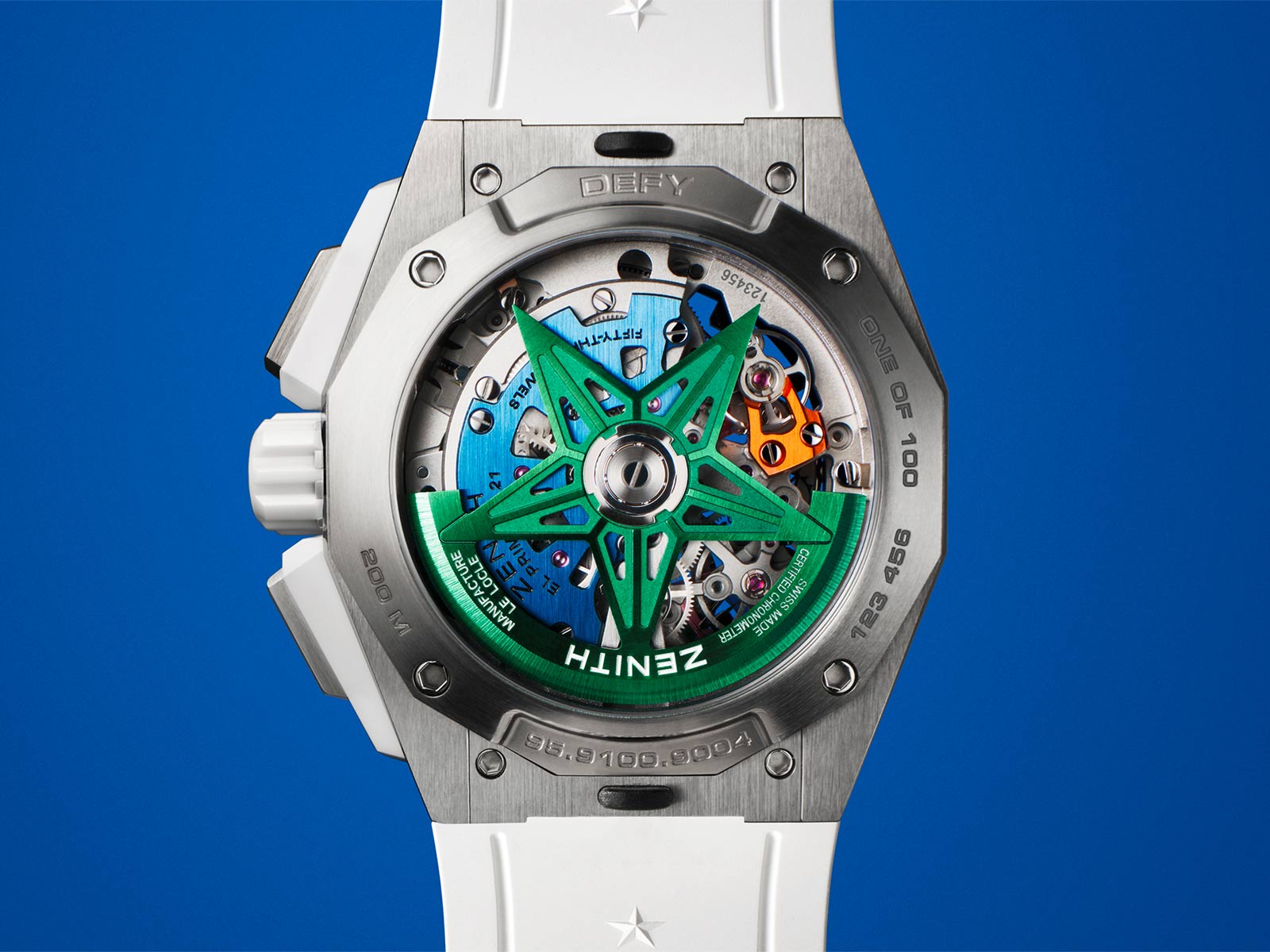 Zenith ra mắt Defy Extreme Chroma: mẫu đồng hồ bấm giờ cầu vồng đo chính xác tới 1/100 giây