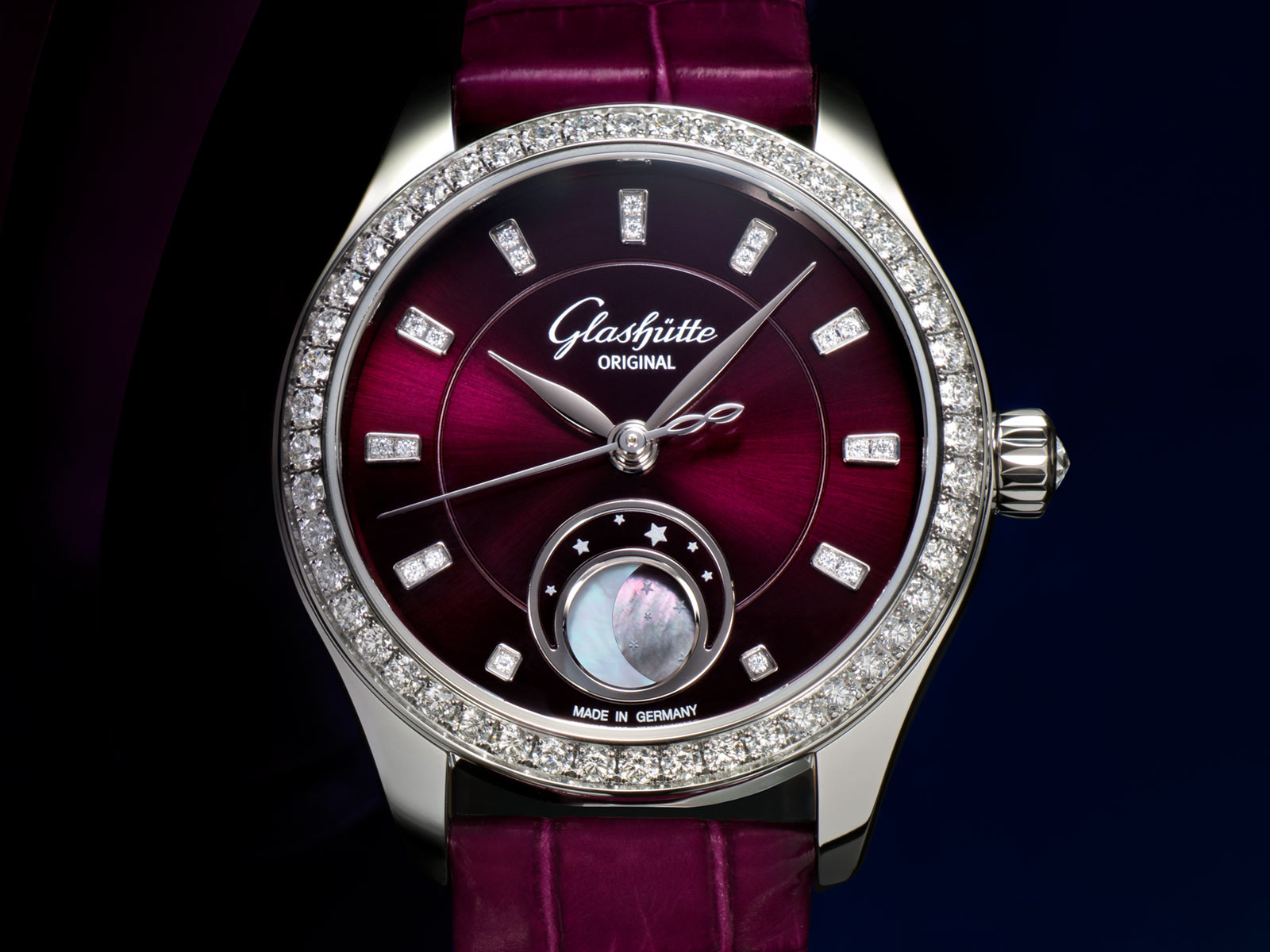 Glashütte Original ra mắt Serenade Luna “Purple Velvet”