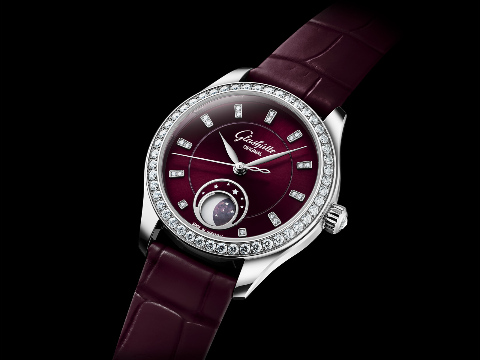 Glashütte Original ra mắt Serenade Luna “Purple Velvet”