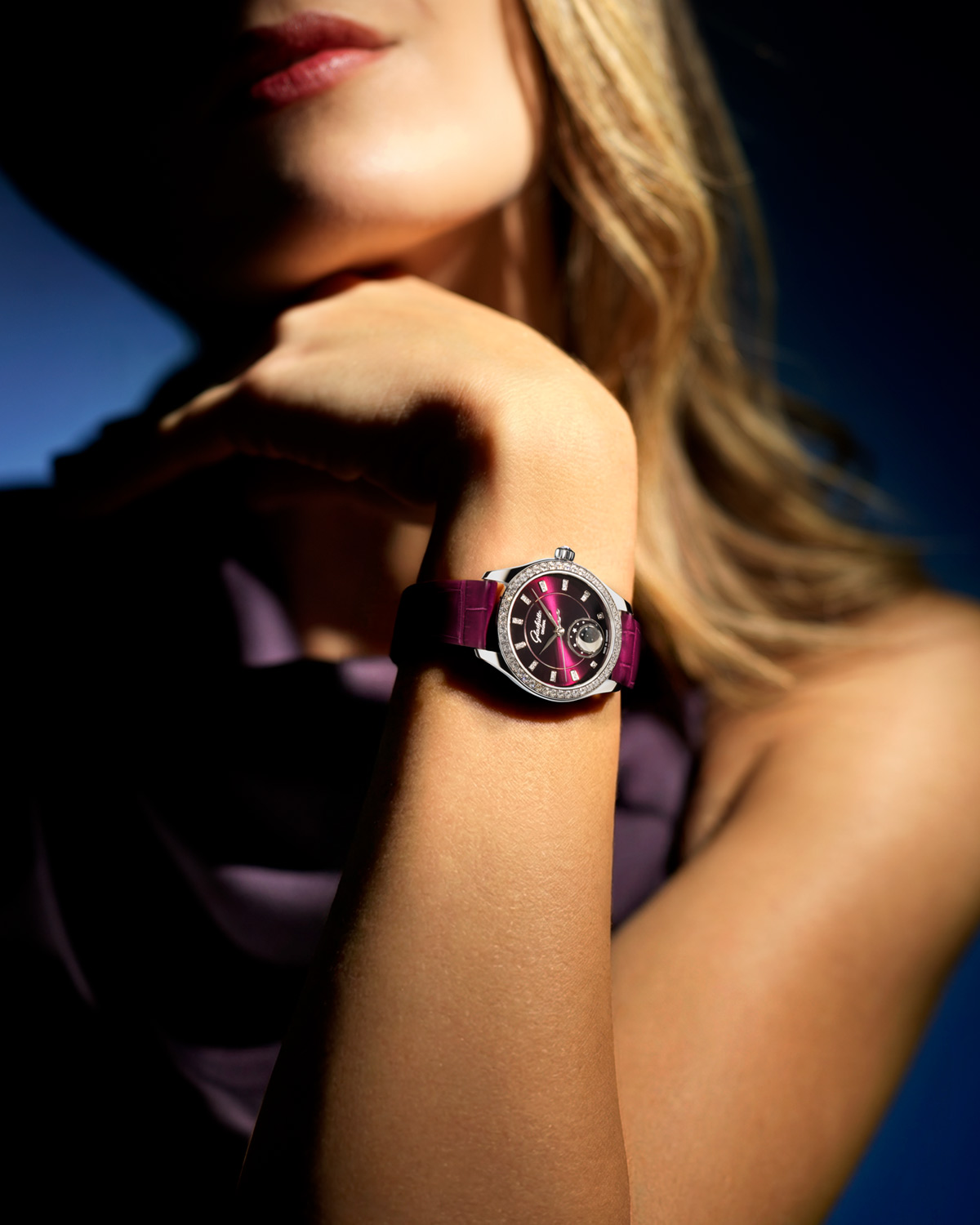 Glashütte Original ra mắt Serenade Luna “Purple Velvet”