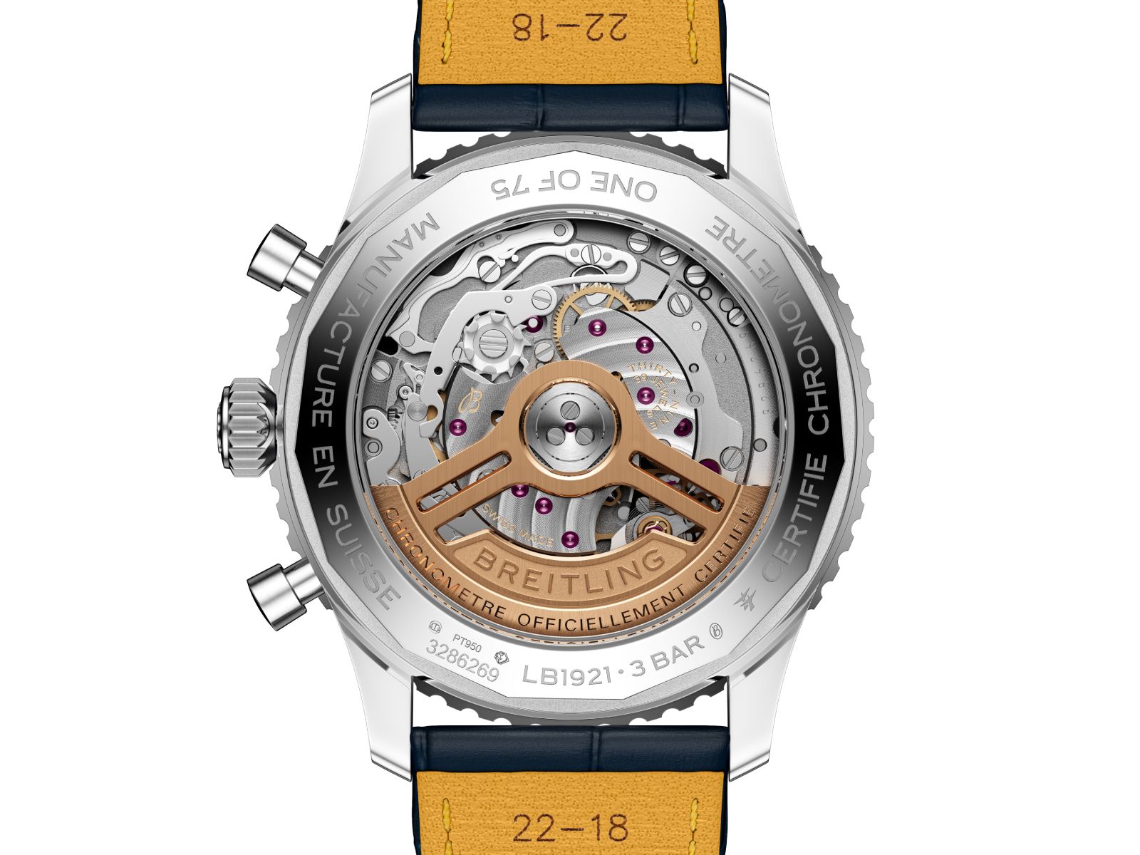 Các phiên bản mới bằng thép và bạch kim cho mẫu Breitling Navitimer B19 Chronograph 43 Perpetual Calendar