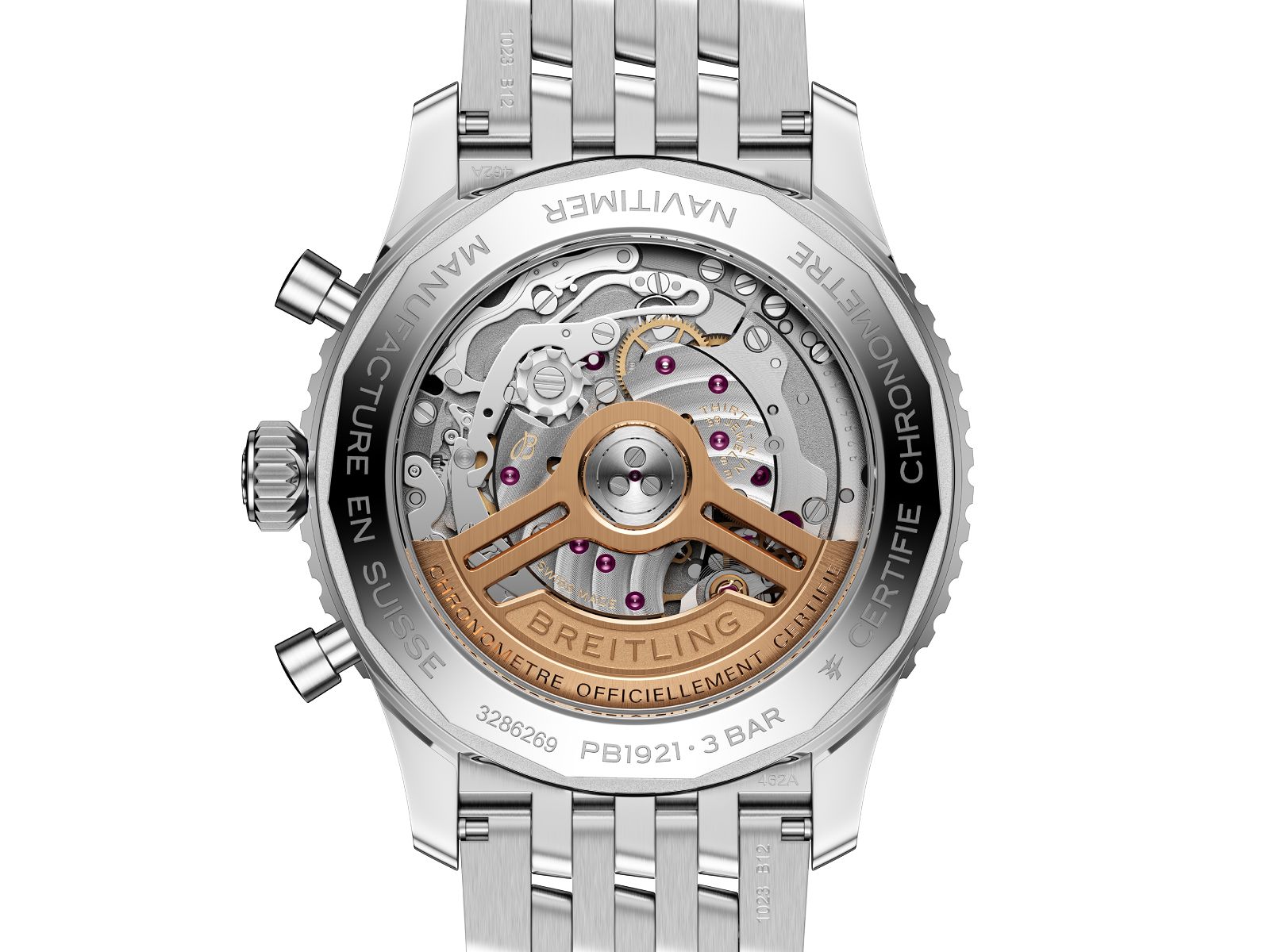 Các phiên bản mới bằng thép và bạch kim cho mẫu Breitling Navitimer B19 Chronograph 43 Perpetual Calendar