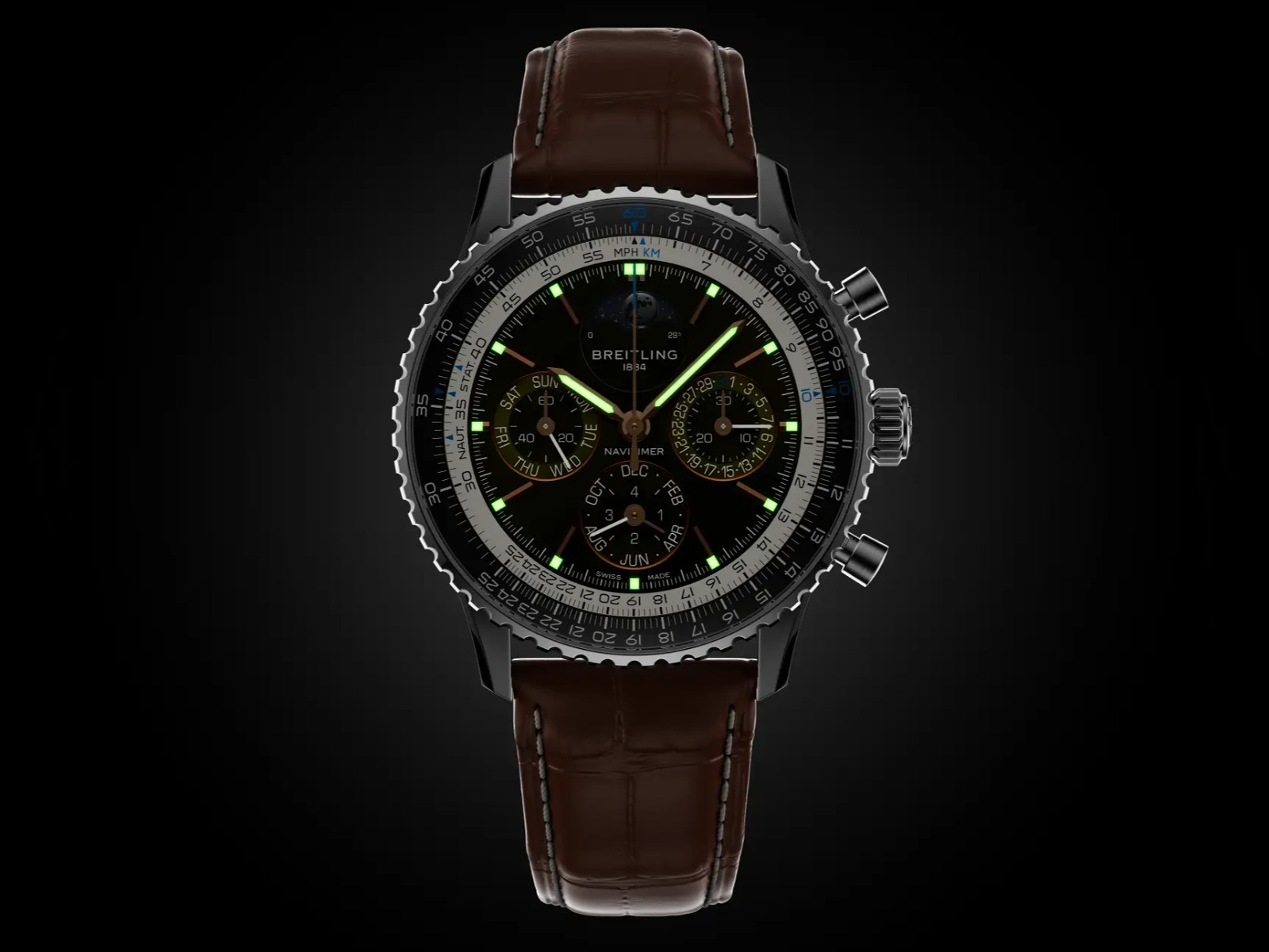 Các phiên bản mới bằng thép và bạch kim cho mẫu Breitling Navitimer B19 Chronograph 43 Perpetual Calendar