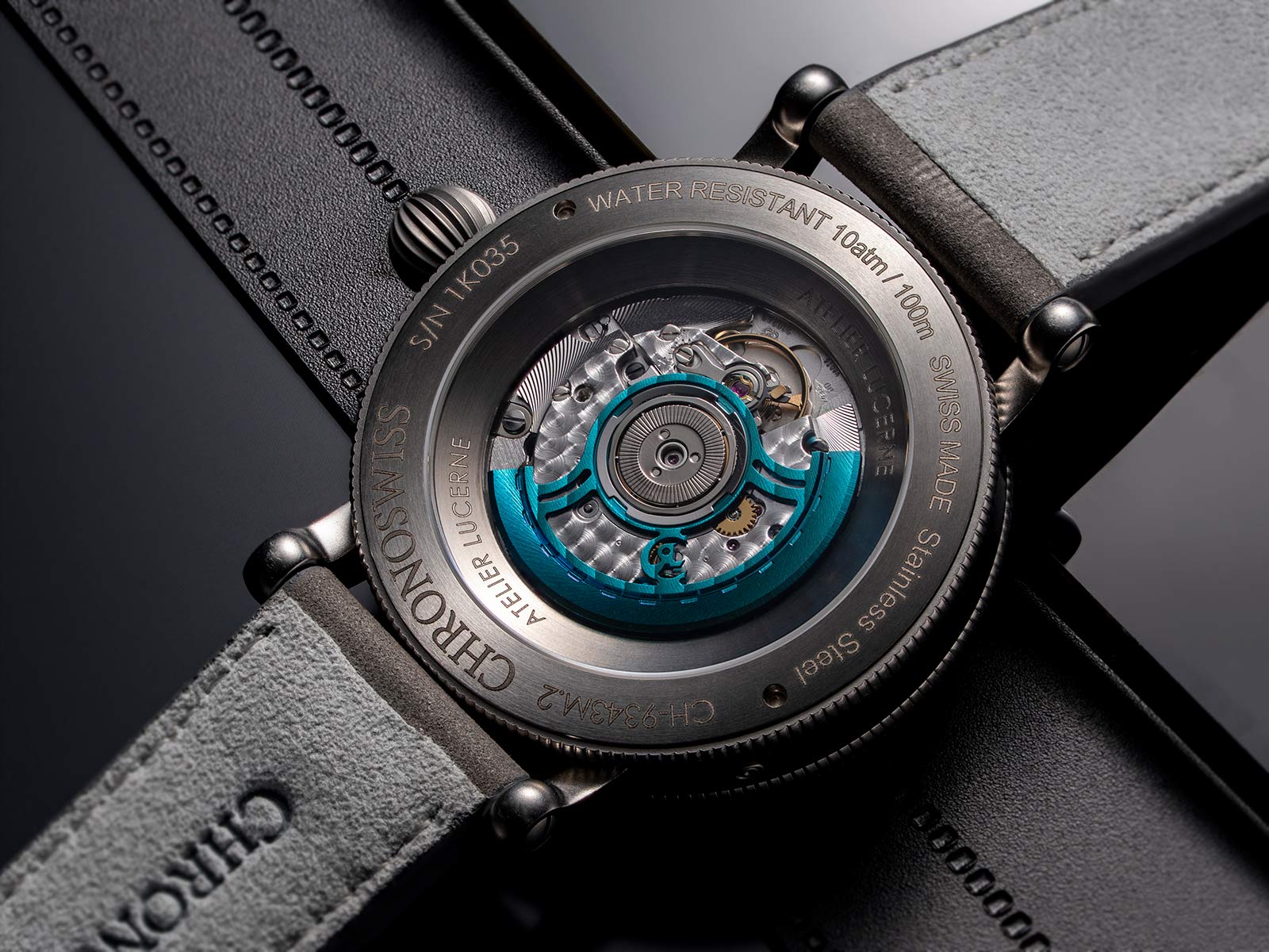Đồng hồ Chronoswiss Space Timer Gravity: mặt số hiển thị chu kỳ mặt trăng 7 Đồng hồ Chronoswiss Space Timer Gravity: mặt số hiển thị chu kỳ mặt trăng