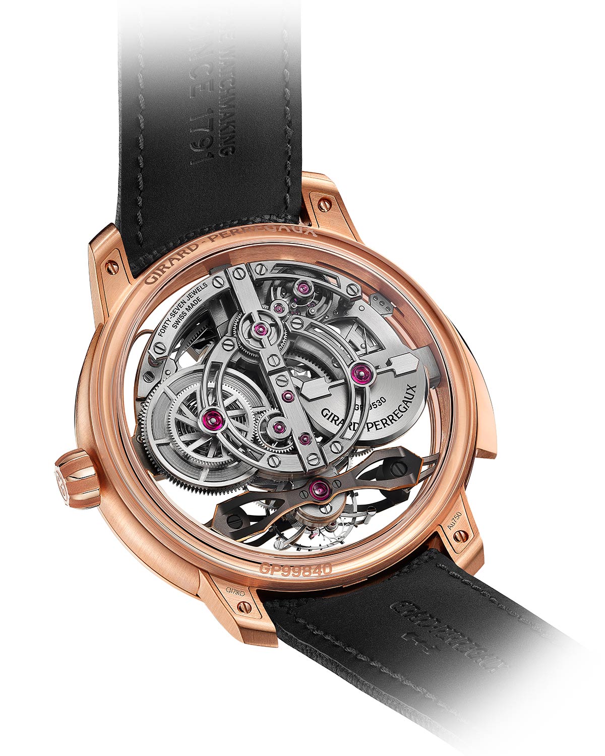 Girard-Perregaux ra mắt mẫu Minute Repeater Flying Bridges mới trang bị bộ máy Calibre GP9530