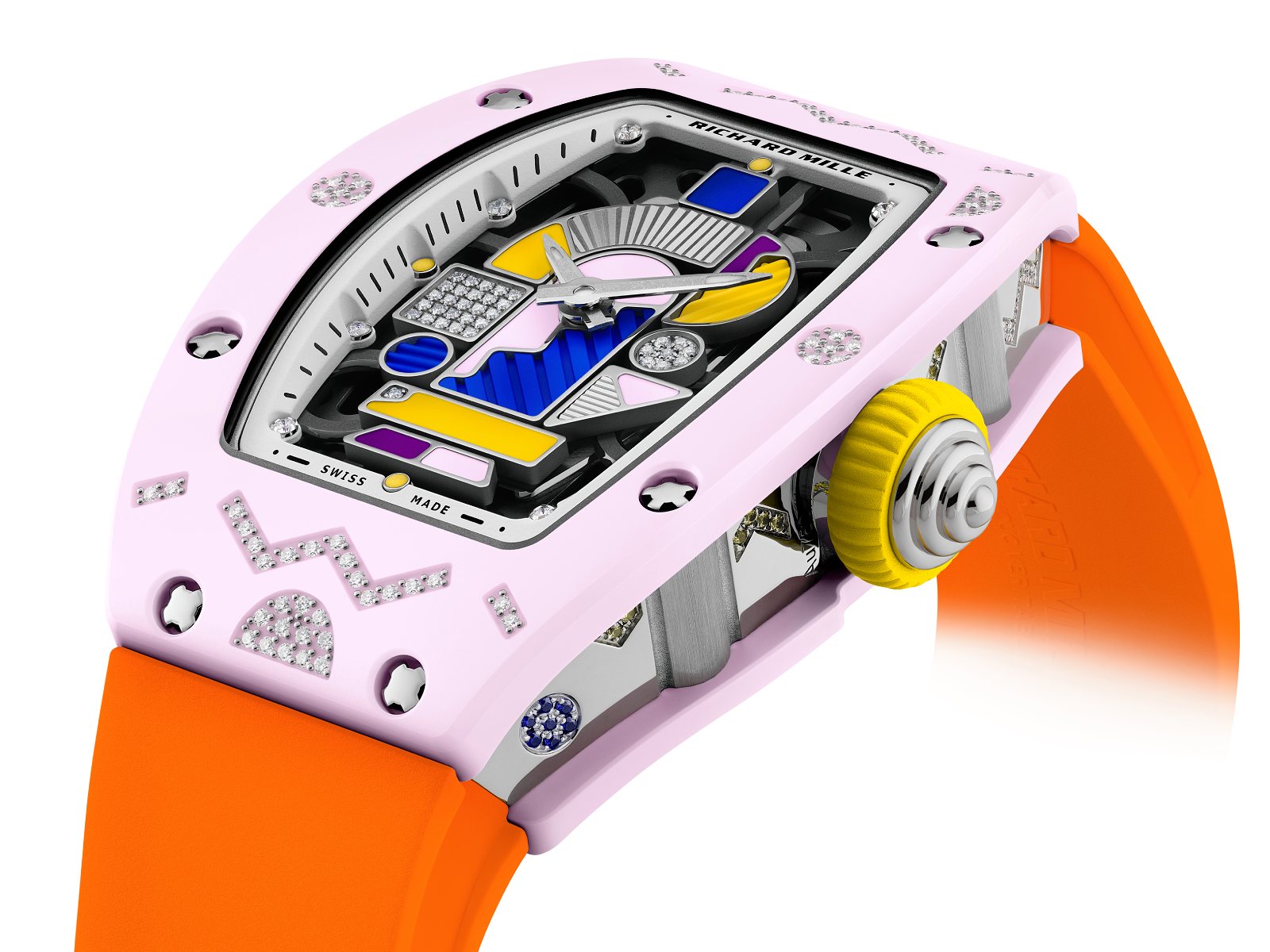 Richard Mille khép lại dòng RM 07-01 Coloured Ceramics bằng các phiên bản đính đá quý 7 Richard Mille khép lại dòng RM 07-01 Coloured Ceramics bằng các phiên bản đính đá quý