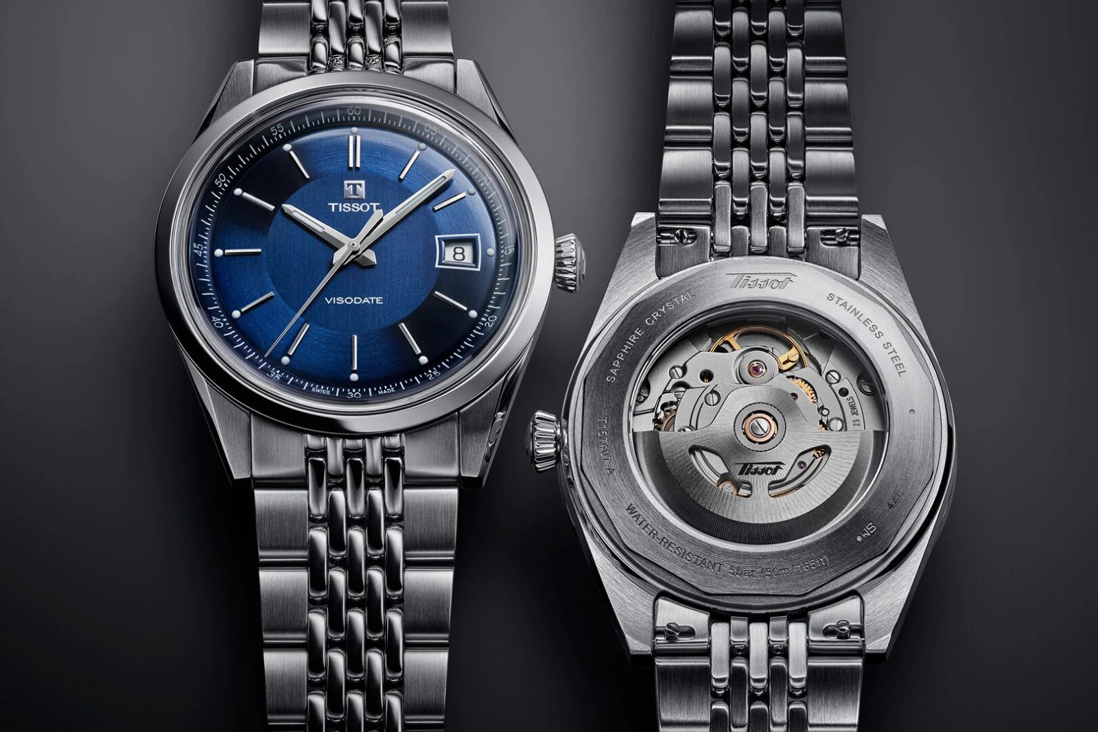 Tissot mở rộng bộ sưu tập Visodate với ba mẫu mới kích thước 39 mm
