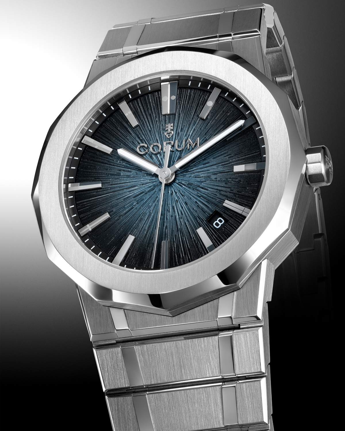 Corum Admiral: thiết kế lại hoàn toàn với vỏ mới, mặt số mới, dây đeo mới và bộ máy mới