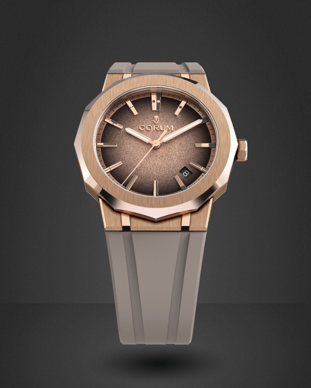 Corum Admiral: thiết kế lại hoàn toàn với vỏ mới, mặt số mới, dây đeo mới và bộ máy mới