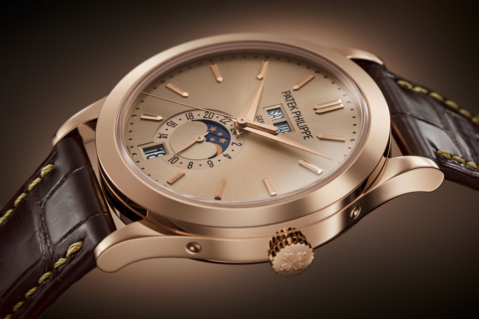 Patek Philippe Ref. 5396R-016 Lịch Thường Niên & Pha Mặt Trăng