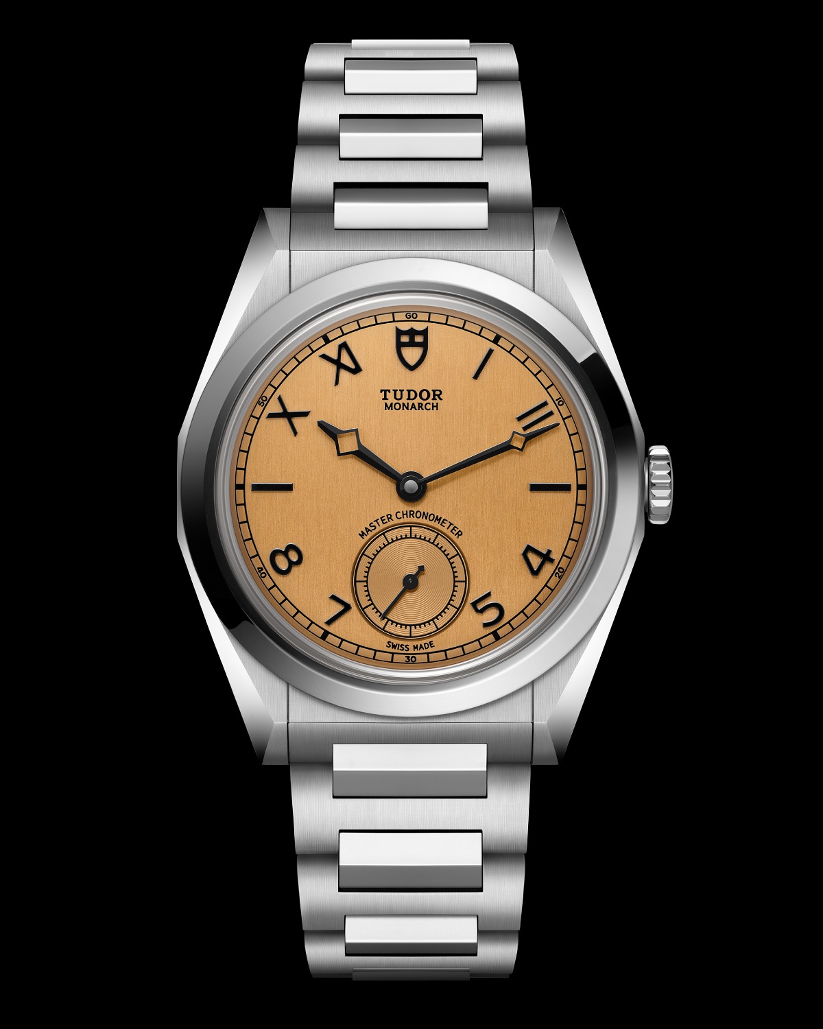 Tudor Monarch mới: vỏ đa giác, mặt số La Mã–Ả Rập. 9 Tudor Monarch mới: vỏ đa giác, mặt số La Mã–Ả Rập.