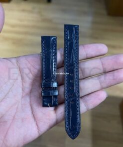 Dây đồng hồ Longines da cá sấu size 15Dây đồng hồ Longines da cá sấu size 15