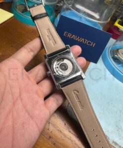 Dây đồng hồ Raymond Weil da bò màu đen