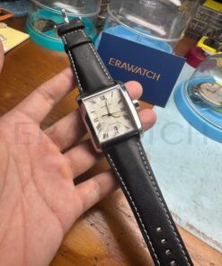 Dây đồng hồ Raymond Weil da bò màu đen
