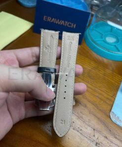 Dây đồng hồ Jeager-LeCoultre da cá sấu đen size 21