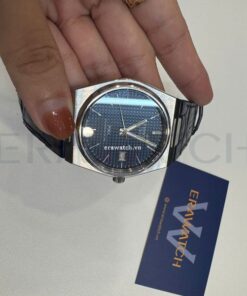 Dây đồng hồ Tissot 1853 PRX Powermatic 80 da cá sấu màu đen