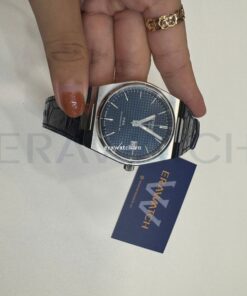 Dây đồng hồ Tissot 1853 PRX Powermatic 80 da cá sấu màu đen