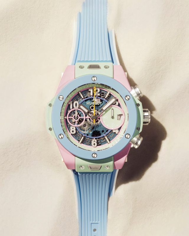 Hublot tô điểm mùa hè năm 2026 với những phiên bản gốm sứ pastel Big Bang mới 2 Hublot tô điểm mùa hè năm 2026 với những phiên bản gốm sứ pastel Big Bang mới
