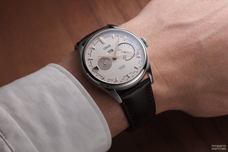 Oris Artelier Calibre 113: Bộ máy trữ cót 10 ngày cùng lịch doanh nhân
