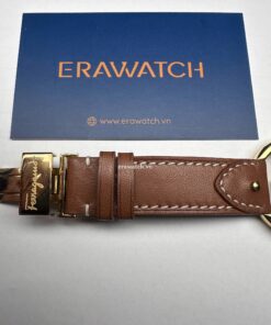 Dây đồng hồ Salvatore Ferragamo màu nâu