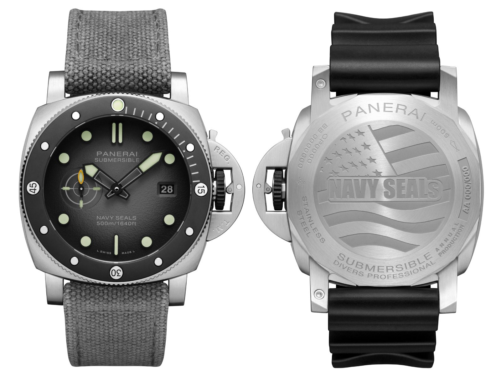 # Panerai giới thiệu Submersible Navy SEALs PAM01738