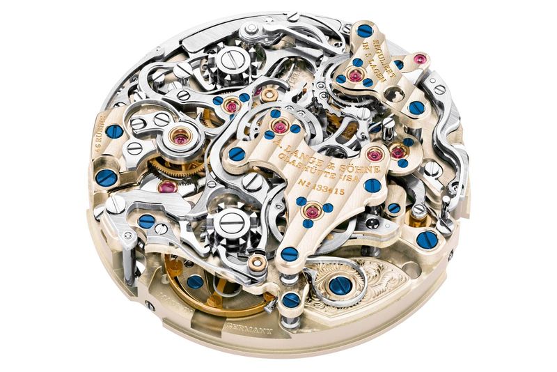 A. Lange & Söhne Triple Split trở lại với phiên bản vỏ bạch kim 11 A. Lange & Söhne Triple Split trở lại với phiên bản vỏ bạch kim