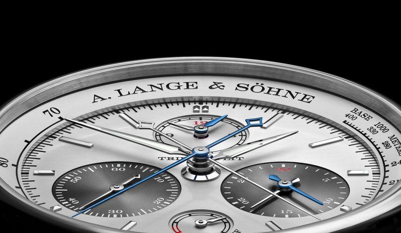 A. Lange & Söhne Triple Split trở lại với phiên bản vỏ bạch kim 7 A. Lange & Söhne Triple Split trở lại với phiên bản vỏ bạch kim