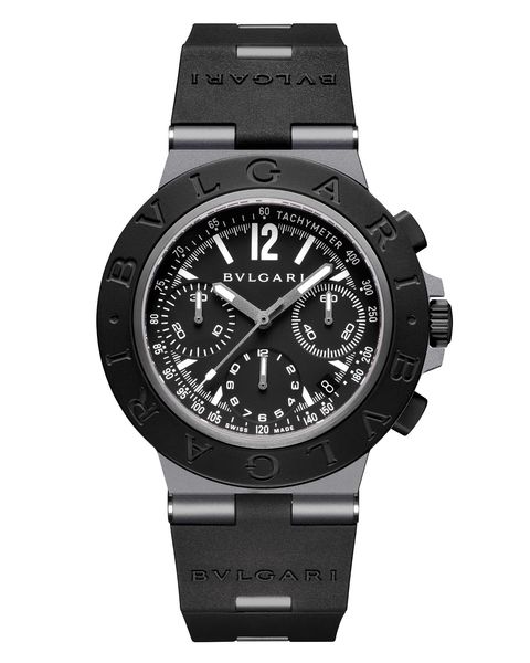 Bulgari Titanio GMT và Titanio Chronograph: Sự kết hợp giữa titanium và cao su đen