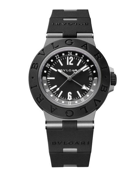 Bulgari Titanio GMT và Titanio Chronograph: Sự kết hợp giữa titanium và cao su đen