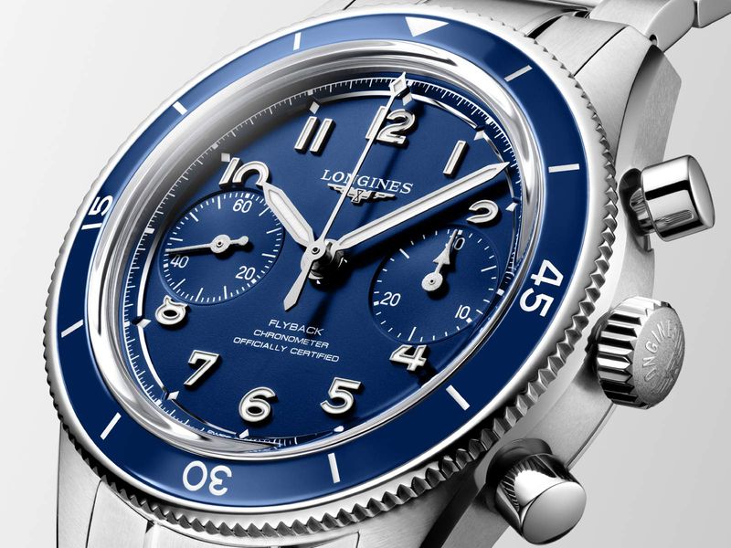 Longines Spirit Pilot và Spirit Pilot Flyback ra mắt các phiên bản xanh lam mới 7 Longines Spirit Pilot và Spirit Pilot Flyback ra mắt các phiên bản xanh lam mới