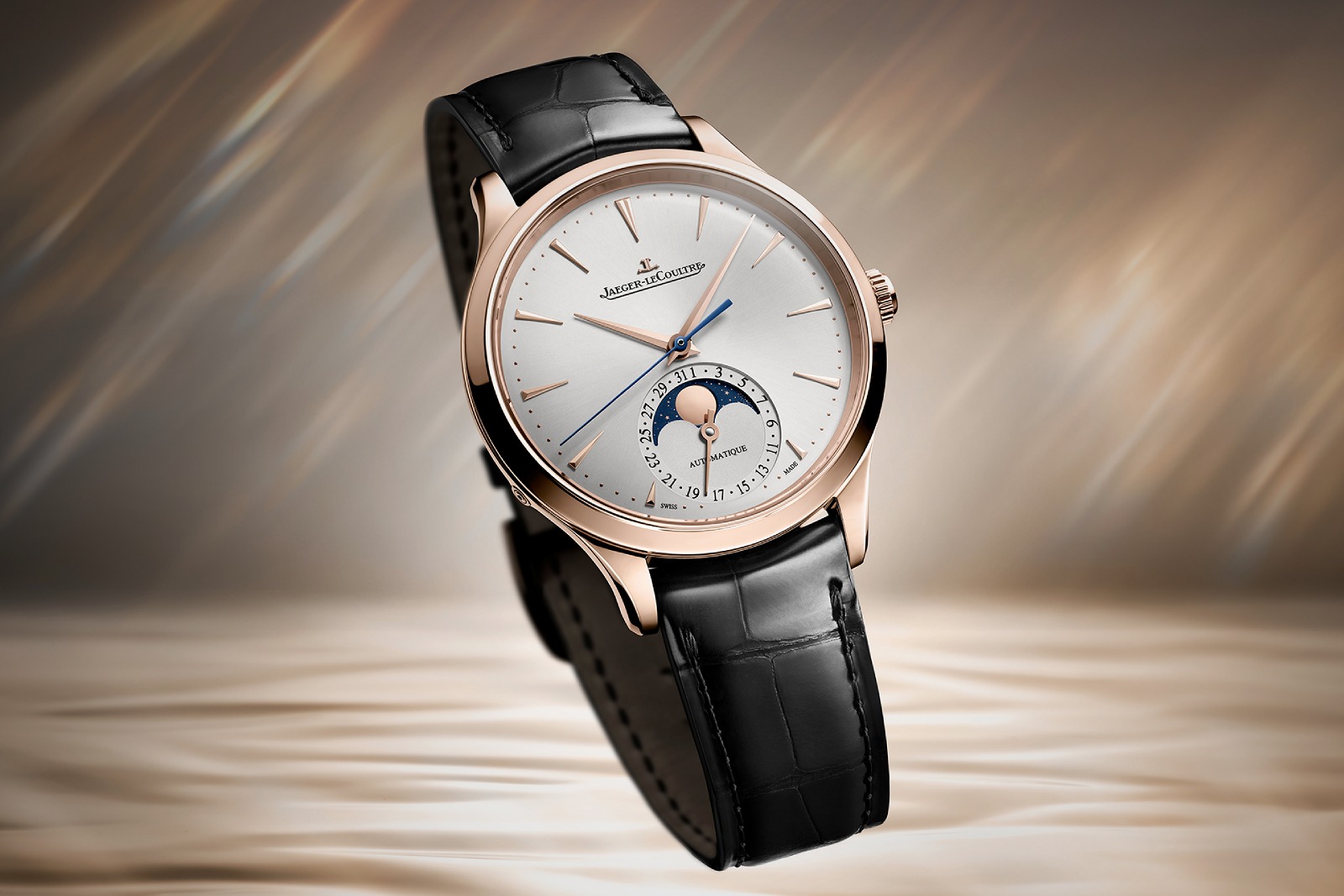 Jaeger-LeCoultre Master Ultra Thin Moon: Phiên bản mới với vỏ vàng hồng 18K đường kính 36 mm